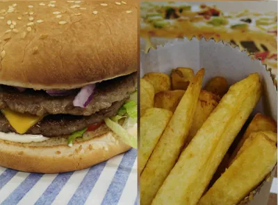 1/2 Pounder Burger Meal